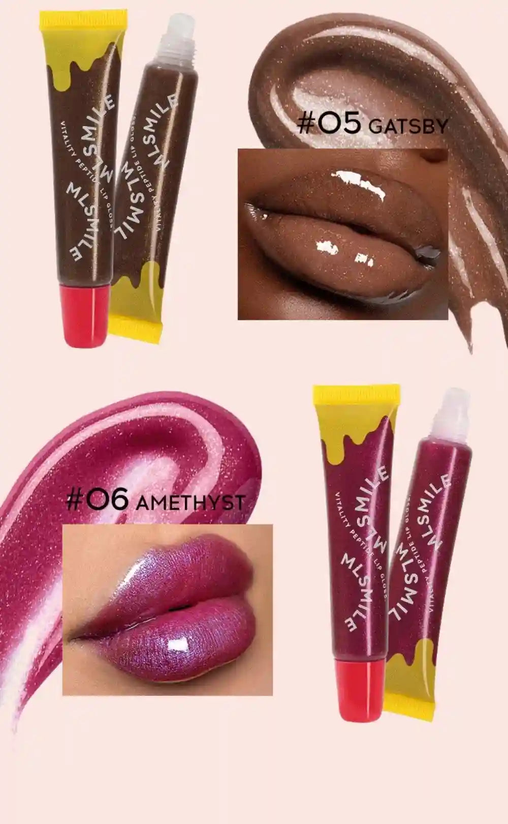 Plumping Lip Gloss Tint - Moisturizing Lip Care by Tidesmit Lip Care Tidesmit