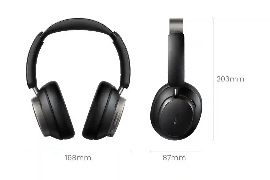 Wireless Headphones Noise Cancelling Over-Ear Studio Pro High-Res Audio Tidesmit