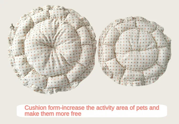 Creative Soft Warm Pet Bed Nest Dual-Use Adjustable Drawstring Pet Nest Bed Pet Cushion For Cats Puppies Pet Supplies