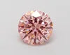 1.50 Carat Brilliant Fancy Intense Pink Lab Grown IGI Certified Loose Gemstone Anniversary Ring