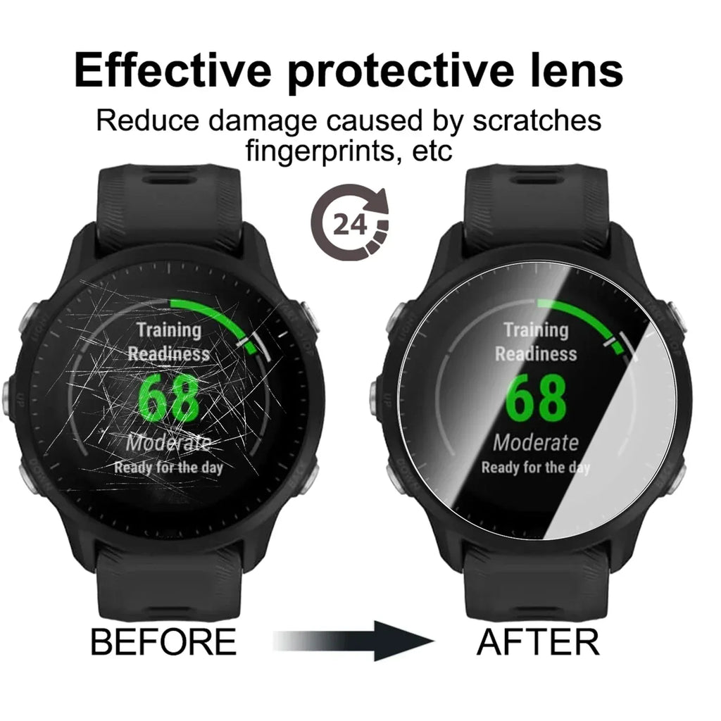 Garmin Forerunner Screen Protector | Tempered Glass Anti-Scratch Film Tidesmit