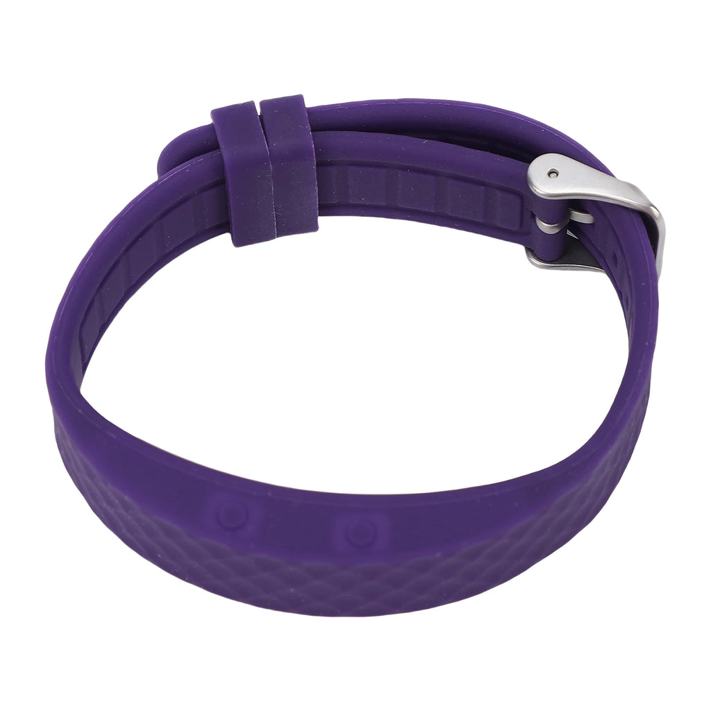 Vibrating Alarm Reminder USB Charging Watch LED Fitness Tracker Watch with Timer for Calories Sleep Tracking Purple