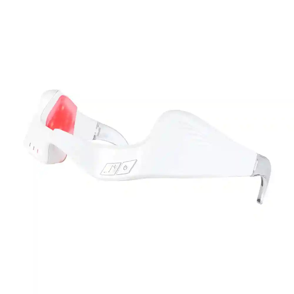 Electric Eye Massager with Heat Therapy - Rechargeable Muscle Relief Eye Massage Instrument WHITE Tidesmit