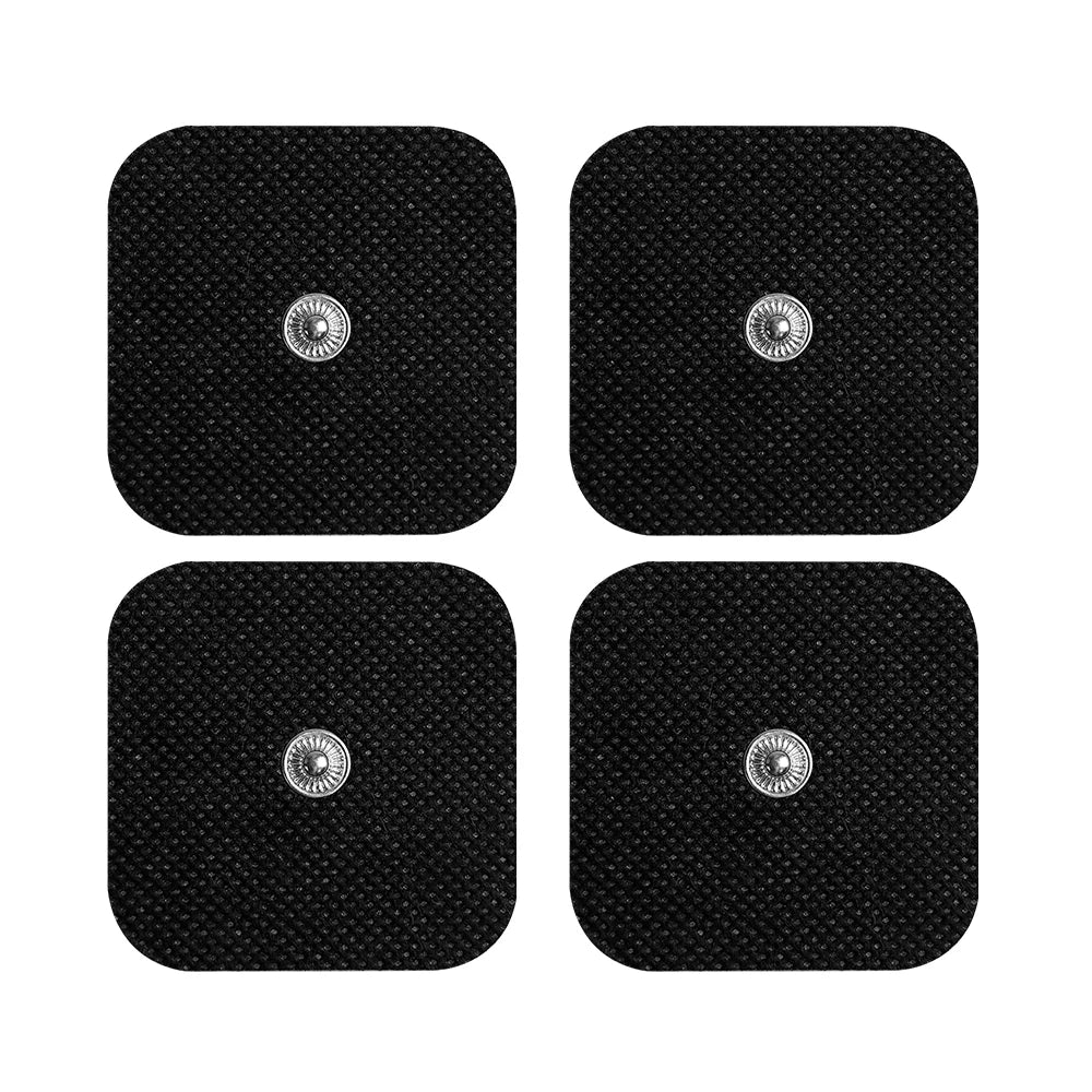 TENS Unit Electrode Pads: Reusable Muscle Stimulator Gel Sets Back Massage Instrument Tidesmit