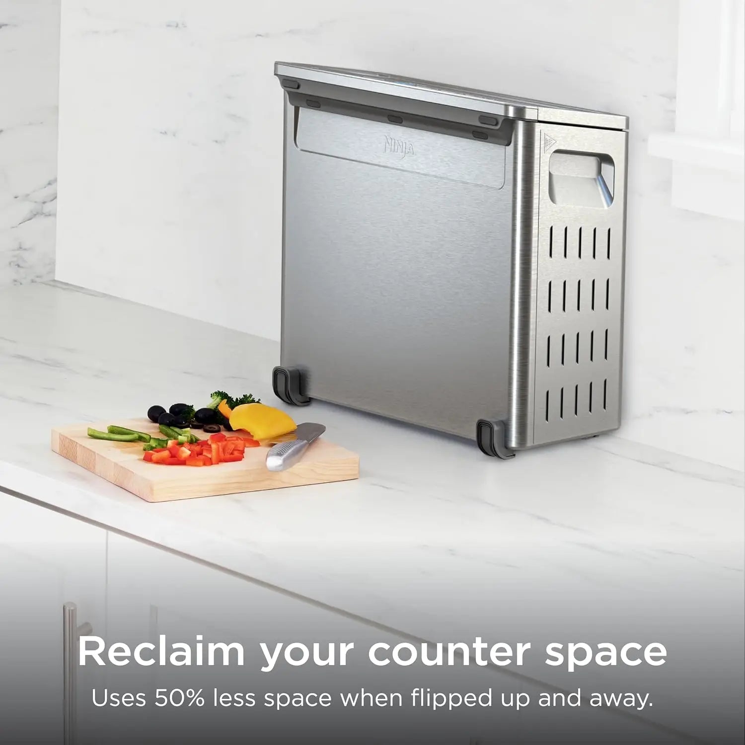 Flip Toaster Oven & Air Fryer, 8-in-1, Stainless Steel
