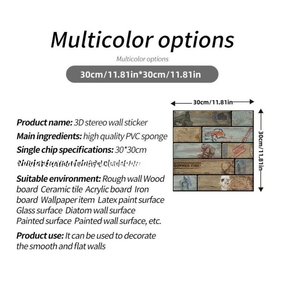 5/10Pcs Peel and Stick Tile Backsplash Thicker Design Marble Tiles 12"X12" Stick on Backsplash Self Adhesive Tiles for Any Room