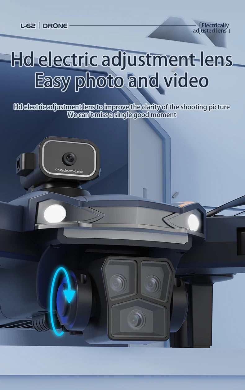 Tidesmit GPS Camera Drone with Obstacle Avoidance and Dual 6K Lens Tidesmit