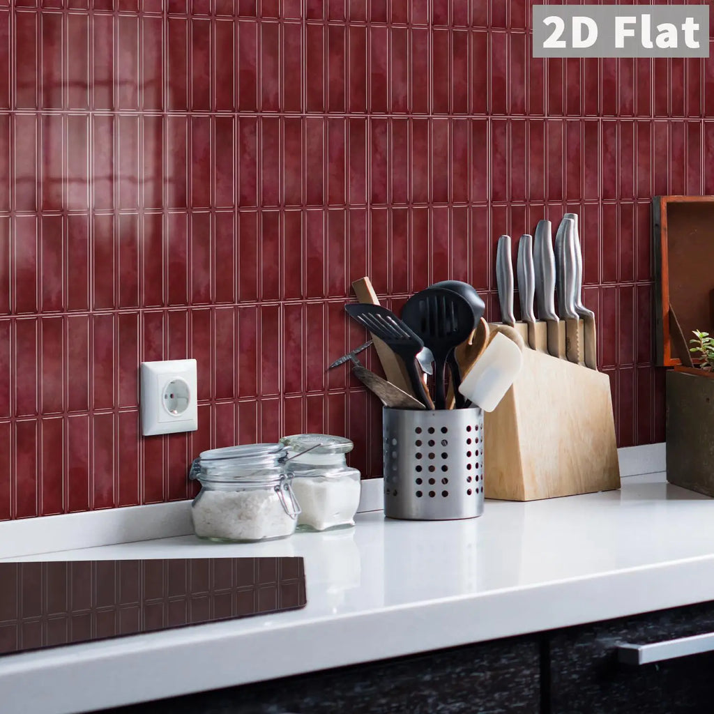 Peel-and-stick self-adhesive tile stickers Self-adhesive tile decals Kitchen and bathroom backsplash decoration Bedroom decor