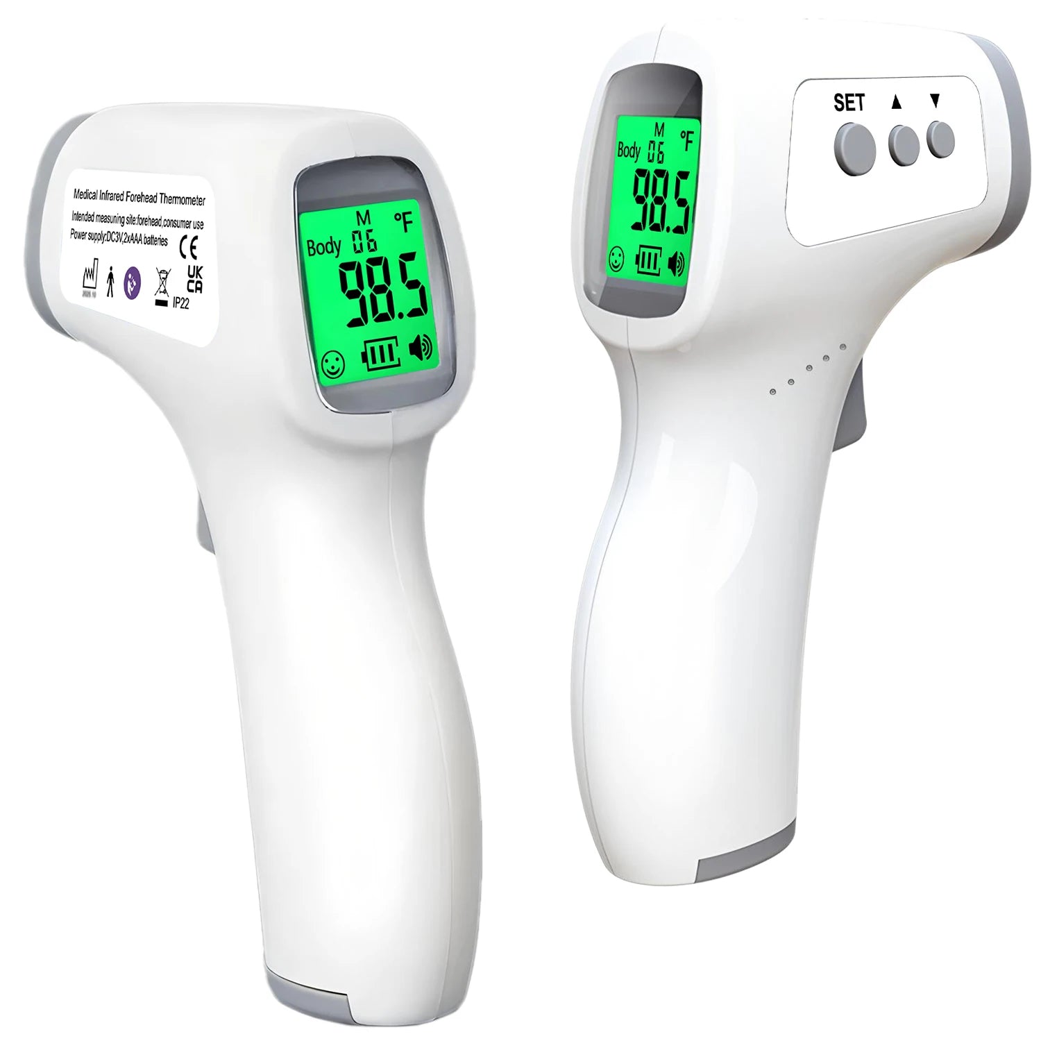 Medical Non Touch Infrared Thermometer Digital Forehead Fever Temperature Meter Home Use