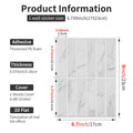 Self Adhesive Marble Wall Tiles 17x23cm Peel Stick Waterproof Easy Clean Subway Stickers For Home Kitchen Shower Wall