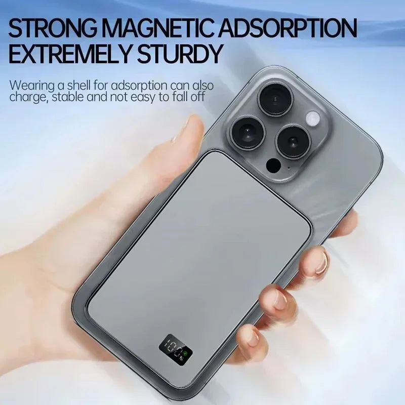 Magnetic Portable Charger 50000mAh - Fast Charging PD Power Bank Tidesmit