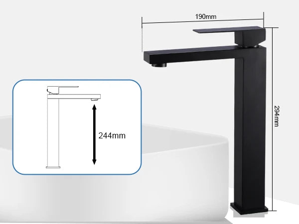 Modern bathroom mixer tap 360° swivel single handle hot and cold water basin mixer sink tap for kitchen and bathroom