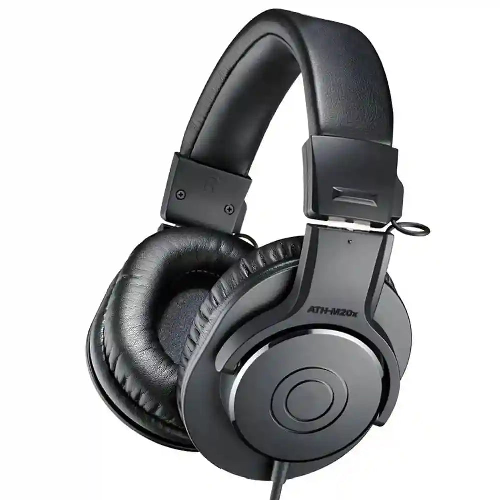 Audio-Technica ATH-M20X Professional Studio Monitor Headphones Tidesmit