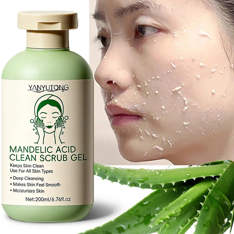 Facial Exfoliating Gel | Deep Pore Cleansing & Oil Control 200ml Scrubs Treatments Tidesmit