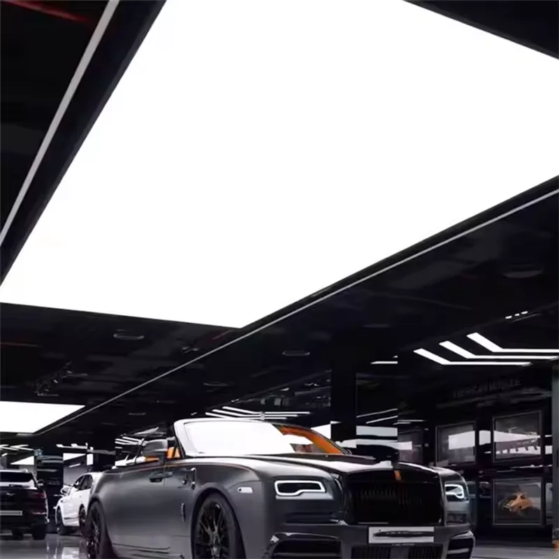 Led Fabric Ceiling Light Box Car Beauty Light Box for Car Wash Auto Repair Workshop Showroom Manufacturer