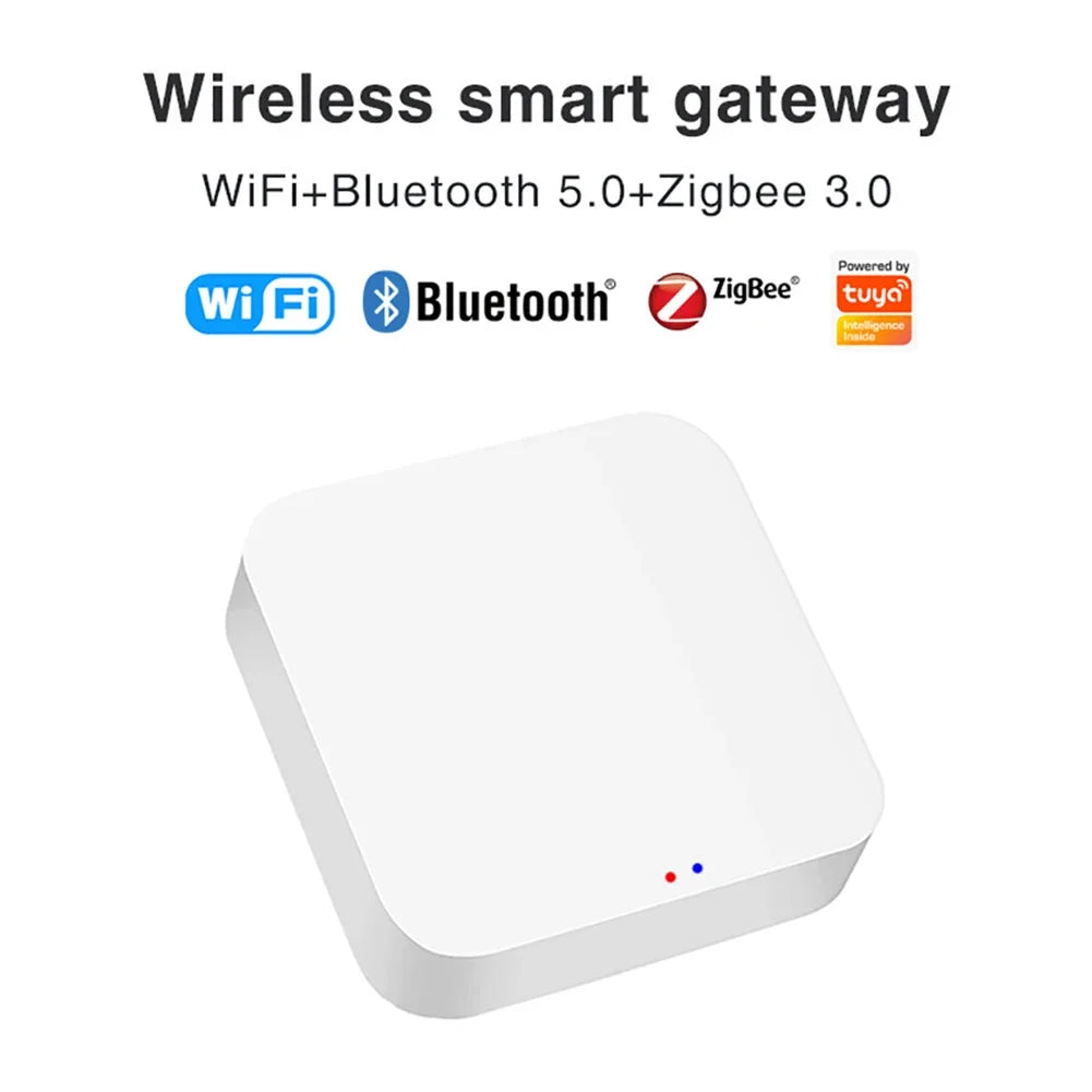 Multi-Mode Smart Gateway: Zigbee & Bluetooth Hub for Alexa & Google Home Tidesmit