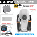 GPS Drone with 4K Camera and Obstacle Avoidance - Tidesmit L106-1PRO L106-1PRO 1B White Tidesmit