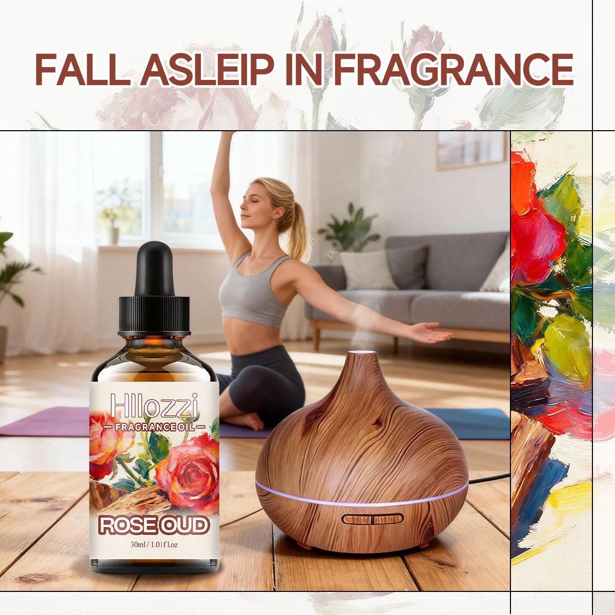 ROSE OUD FRAGRANCE OIL: For aromatherapy, diffusing, fargrance and candle Scented Candle.