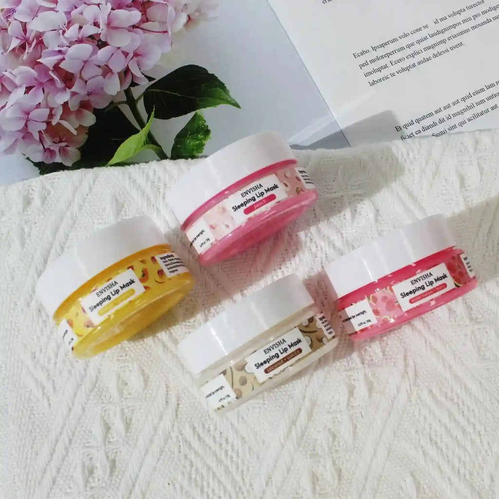 Lip Sleeping Mask Moisturizing Balm - Nourishing Overnight Treatment Lip Care Tidesmit