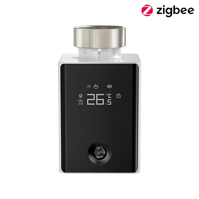 AVATTO ZigBee 3.0 Smart Thermostat Radiator Actuator,TRV Thermostatic Valve Controller Support Tuya Alexa Google Home Alice