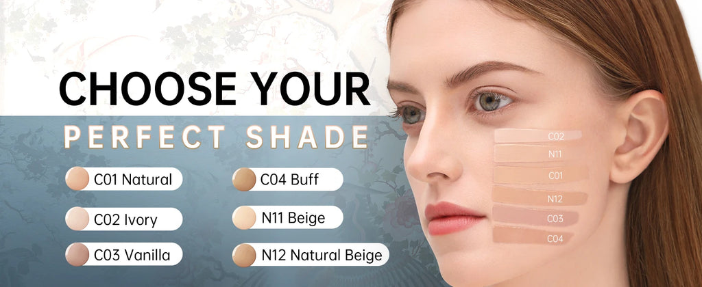 Catkin Phoenix Satin Cushion Foundation - Full Coverage Light Beige Massage Cushion Tidesmit