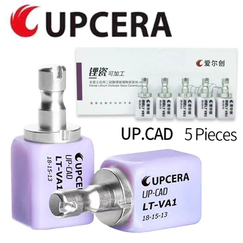 Upcera UP-CAD Dental Lab C14  Aesthetic Lithium Disilicate Blocks HT/LT CAD CAM Glass Ceramic 20Colors Dental Lab Veneer Crown