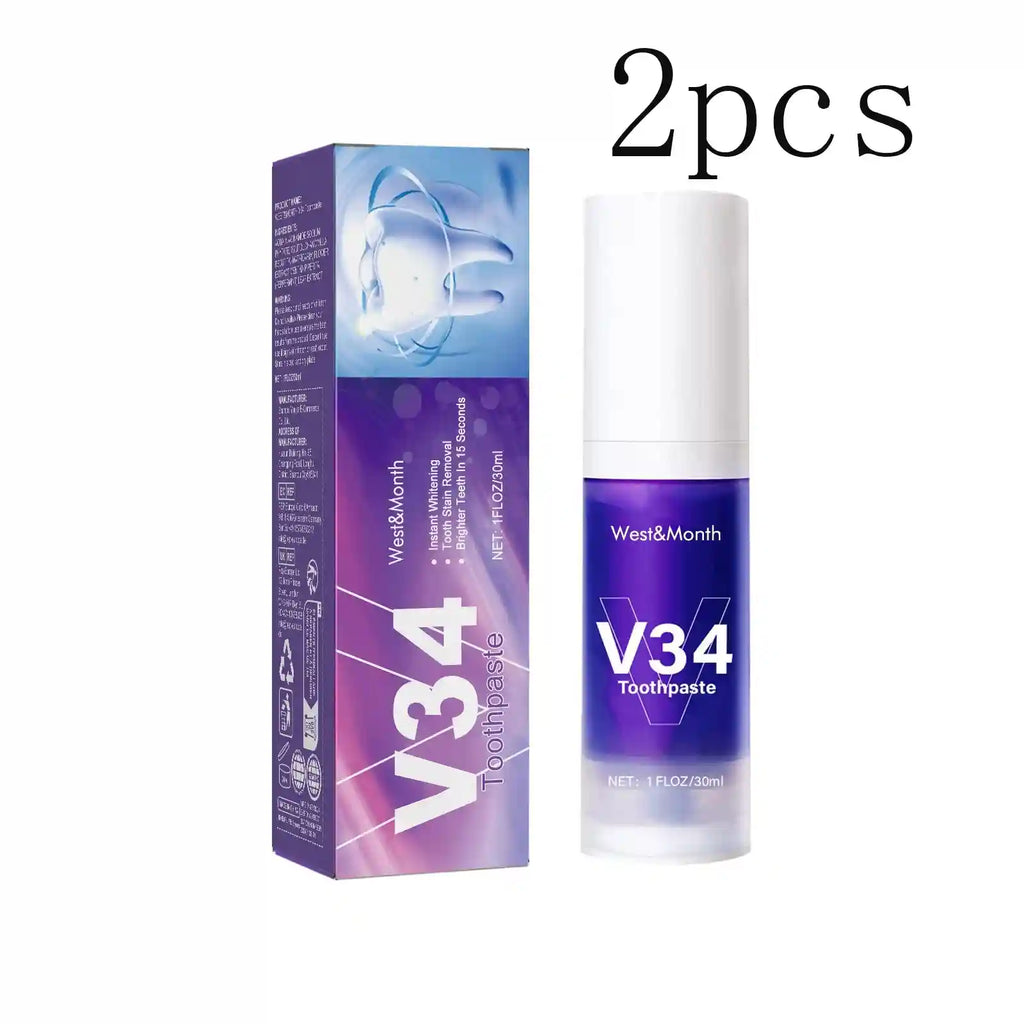 Tidesmit V34 Intensive Teeth Whitening Cleansing Mousse for gentle gum care and long-lasting fresh breath