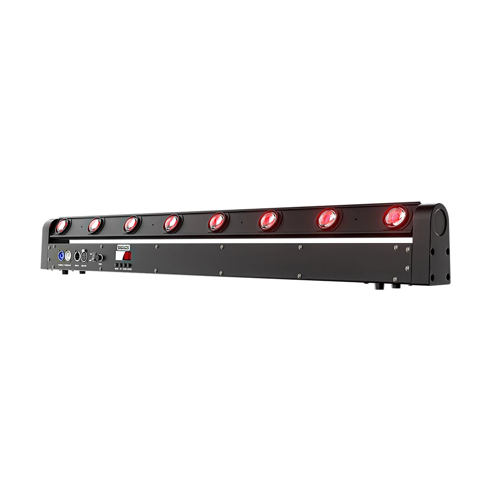 SHEHDS 2/4/8PCS Beam LED 8x12W RGBW Bar Moving Head Stage Lighting DMX512 For DJ Disco Party Night Club Stage Equipment