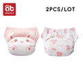2pcs Newborn Training Pants Cotton Thin Summer Baby Widen Shorts Washable Boy Girl Cloth Diapers Reusable Nappies Infant Panties