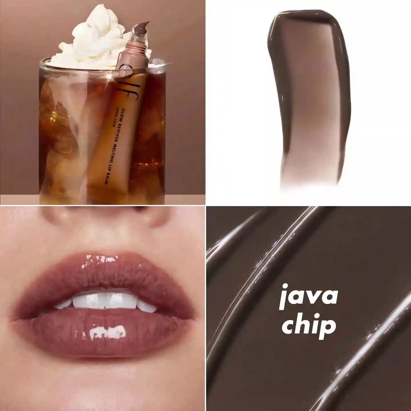Elf Hydrating Tinted Lip Balm & Plumping Oil - Cruelty-Free Lip Care Lip Care java chip Tidesmit