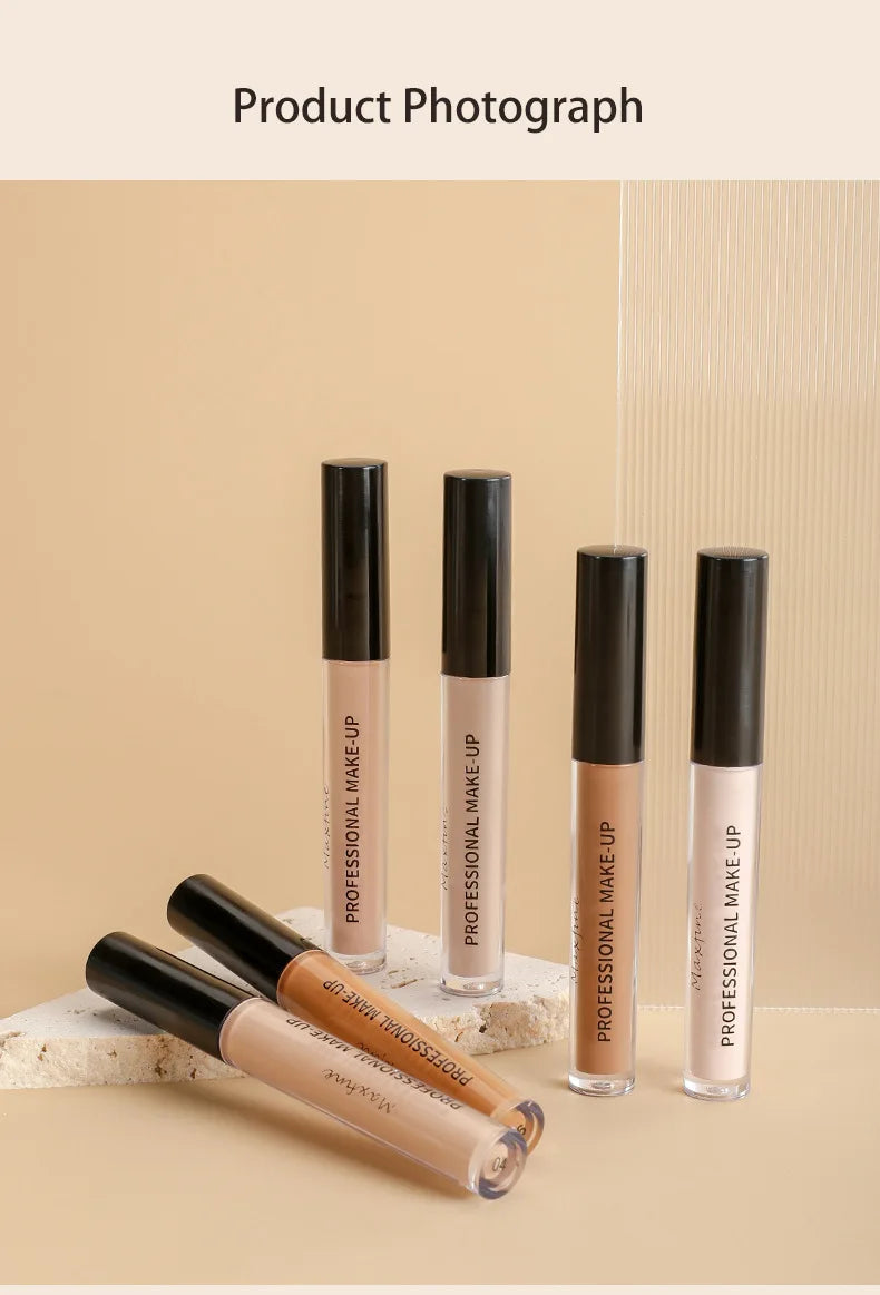 Tidesmit liquid concealer matte high coverage waterproof face makeup texture close-up