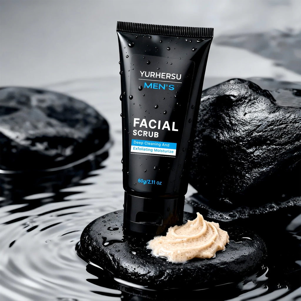 Exfoliating Face Scrub For Men | Deep Pore Cleansing Treatment | Tidesmit Scrubs Treatments Tidesmit