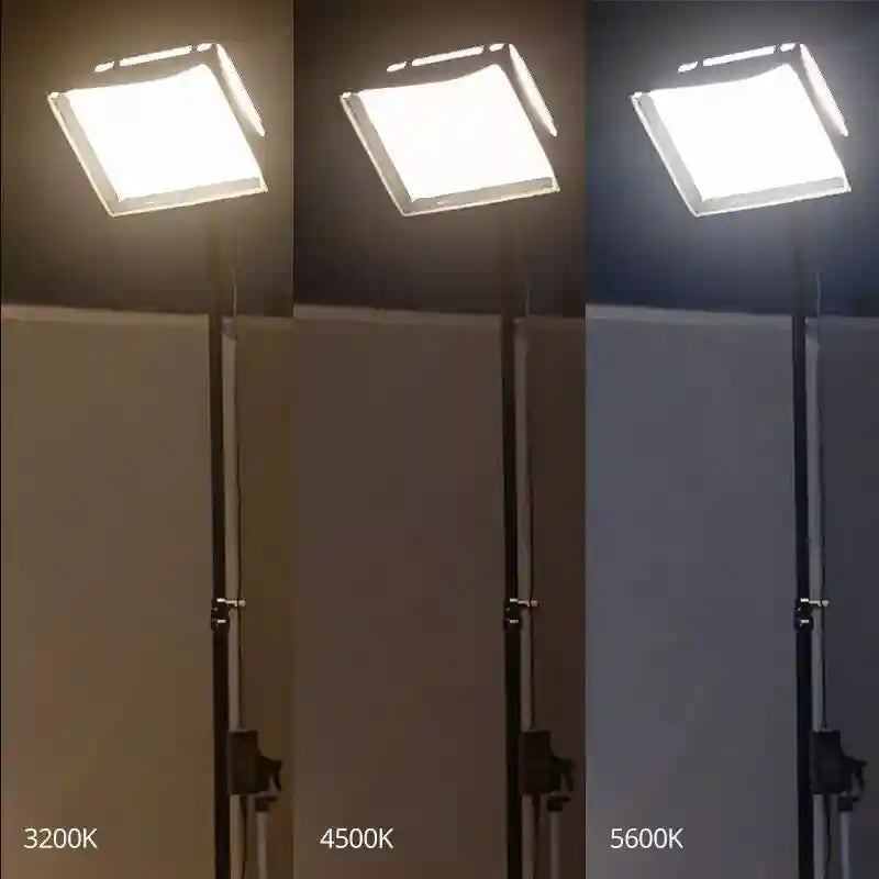 60W LED Video Light Panel | Adjustable Color Temperature Studio Kit Tidesmit