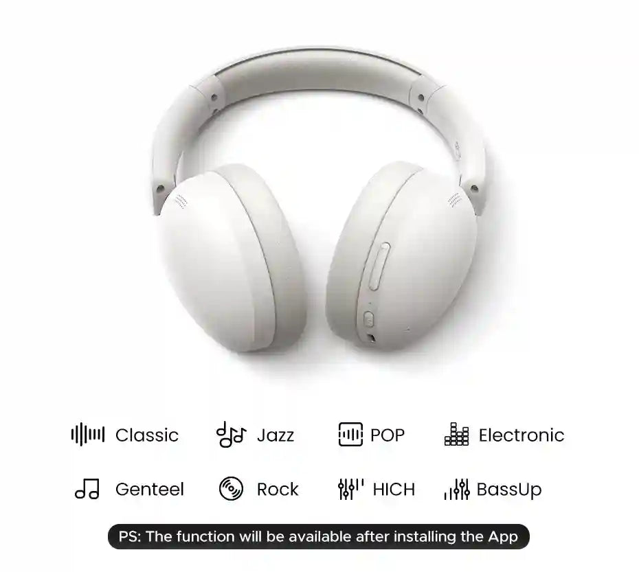 Wireless Headphones Over-Ear with 80-Hour Battery Life | Tidesmit Tidesmit
