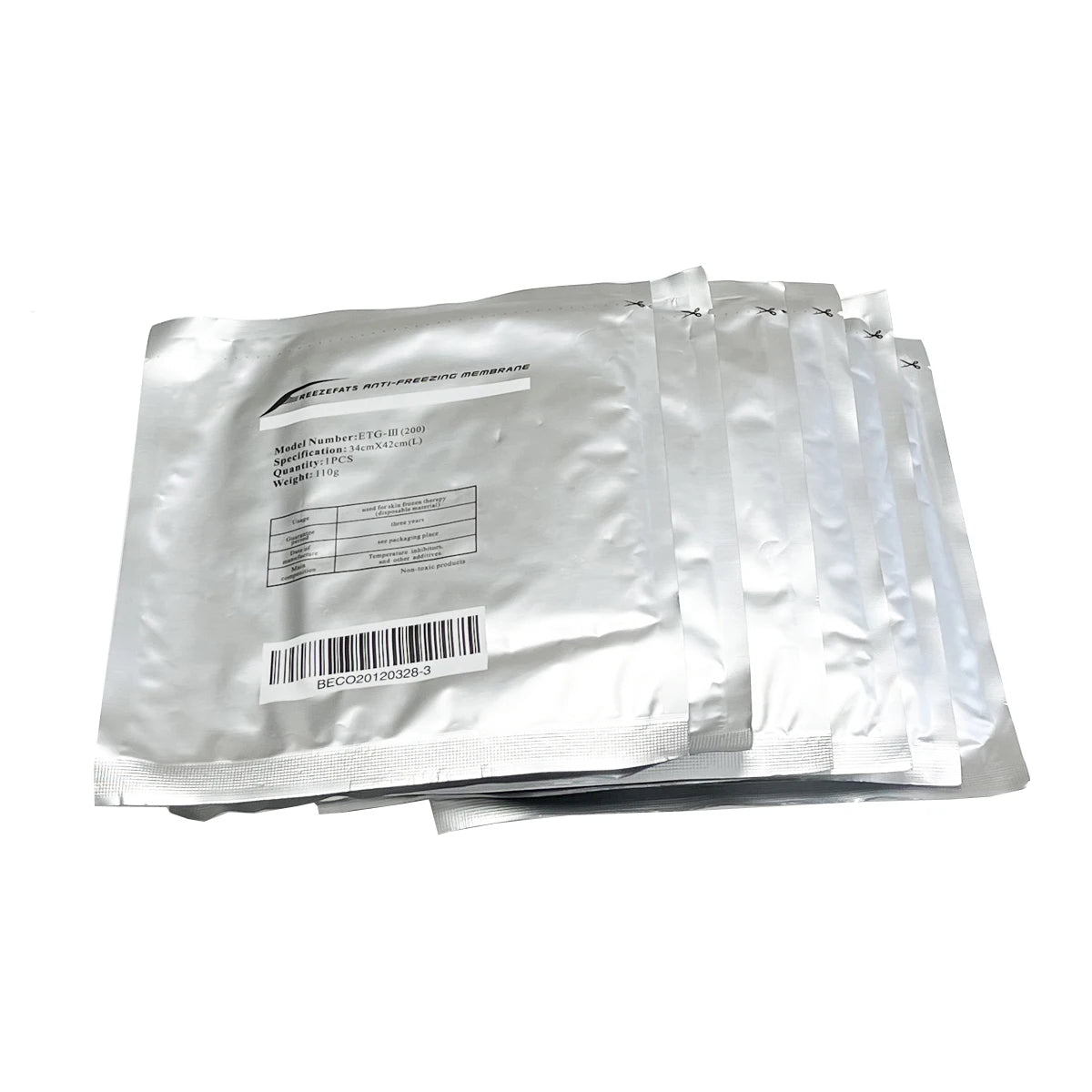 Fat Freezing Membranes for Cryolipolysis - Professional Grade 10 Pack Scrubs Treatments Tidesmit