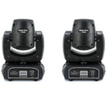 2PCS Mini LED Moving Head Light 120W Beam Spot 8 Rotating Prisms DJ DMX Bar Strobe Stage Effect