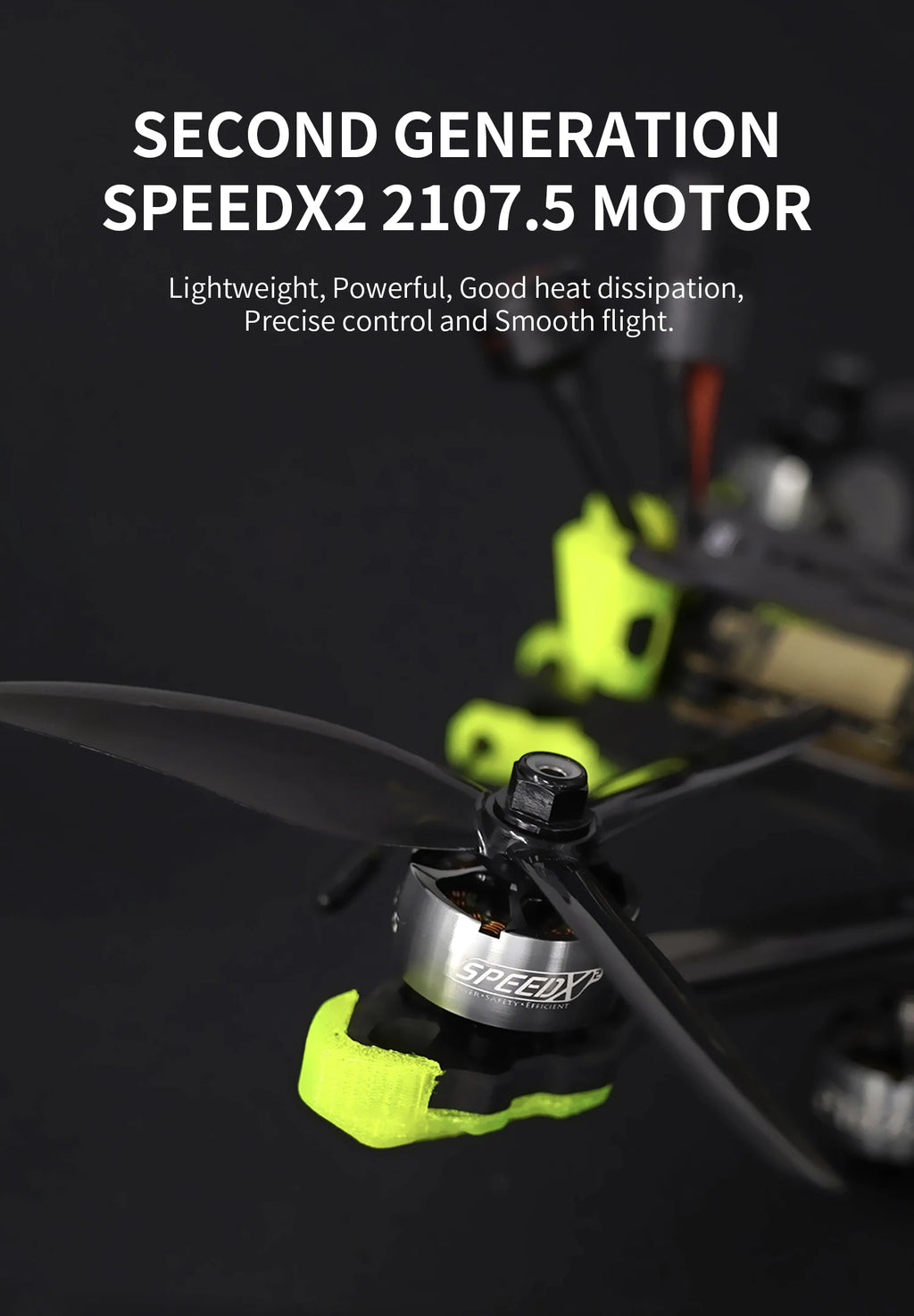 GEPRC MARK5 Analog FPV Drone 5-Inch 6S Freestyle Quadcopter Tidesmit
