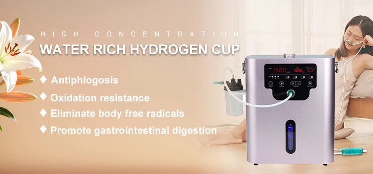 Portable Hydrogen Inhalation Machine 450ml - Gold Edition | Tidesmit Body Shaping Massage Equipment Tidesmit
