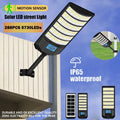 New 288 LED Solar Outdoor Street Light, with Motion Sensor Super Bright Wall Lamp Waterproof Solar Light for Garden Street Patio