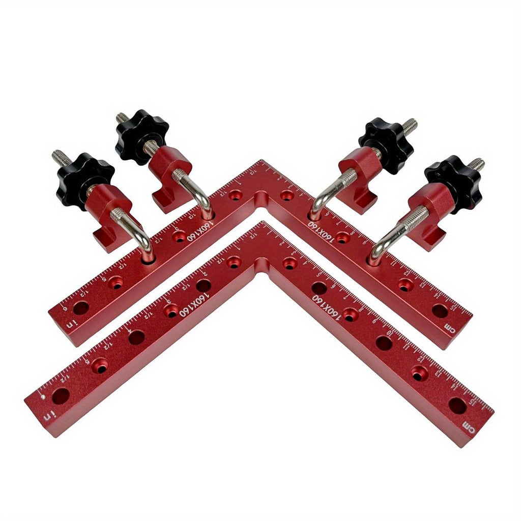 3/6pcs 90 Degree Positioning Squares Right Angle Clamps - Corner Clamps for Woodworking Tools, Right Angle Clamp, Drawers