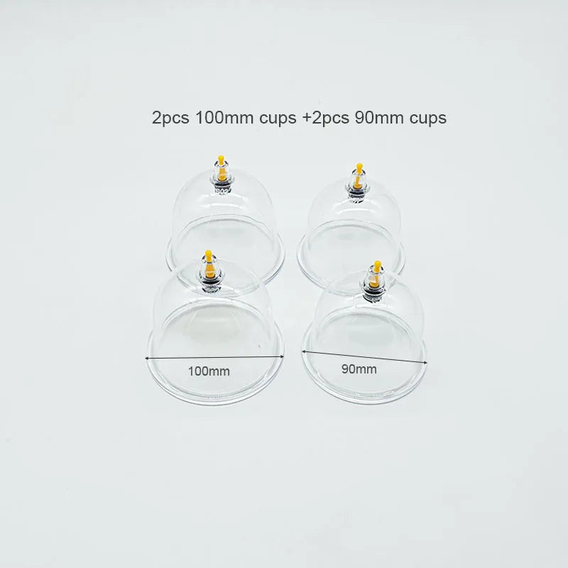 Breast Enhancement Vacuum Pump – Professional Lifting Suction Cup System Fascia Gun 100 90mm cup Tidesmit