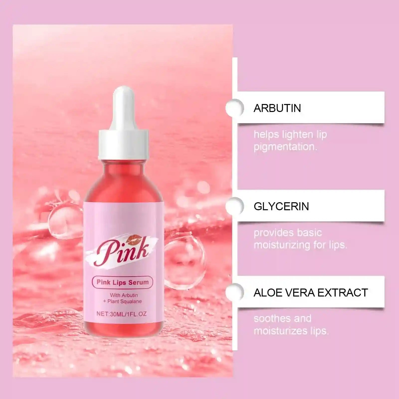 Instant Lip Plumping Serum | Moisturizing Anti-Wrinkle Treatment Lip Care Tidesmit