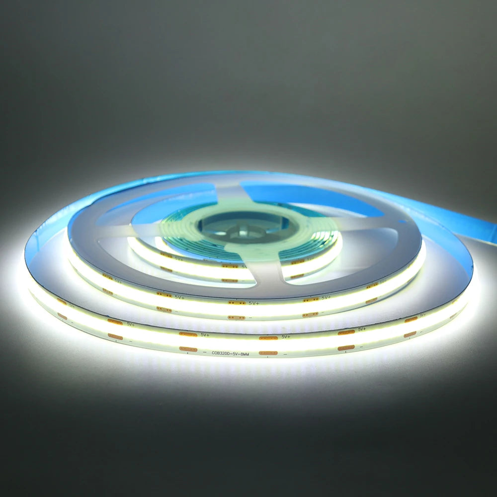 5V Motion Sensor LED COB Light Strip Human Induction USB/Battery Powered Flexible Lamp Under Cabinet Stairs Wardrobe Nightlights