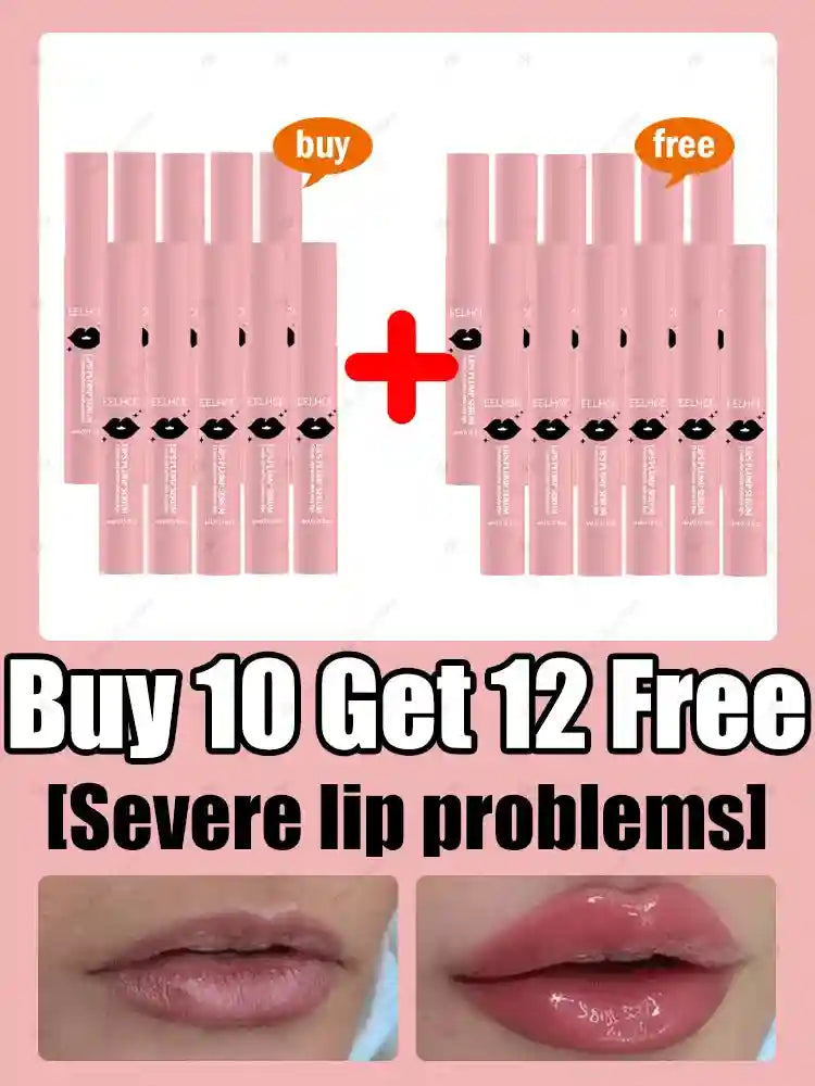 Lip Plumper Serum: Natural Hydrating Lip Care for Fuller Lips Lip Care Buy 10 Get 12 Free Tidesmit