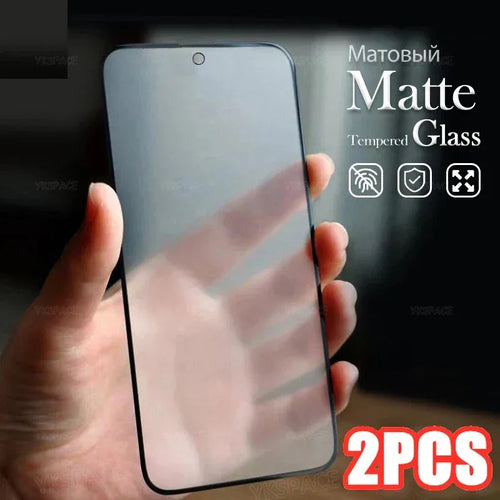 2Pcs Matte 9H Tempered Glass Film For VIVO Y33 Y33S Y33T Y32 Y32T Y31 Y31S Y30 Y30G Y22 Y22S Screen Protector Anti Fingerprint - Tidesmit