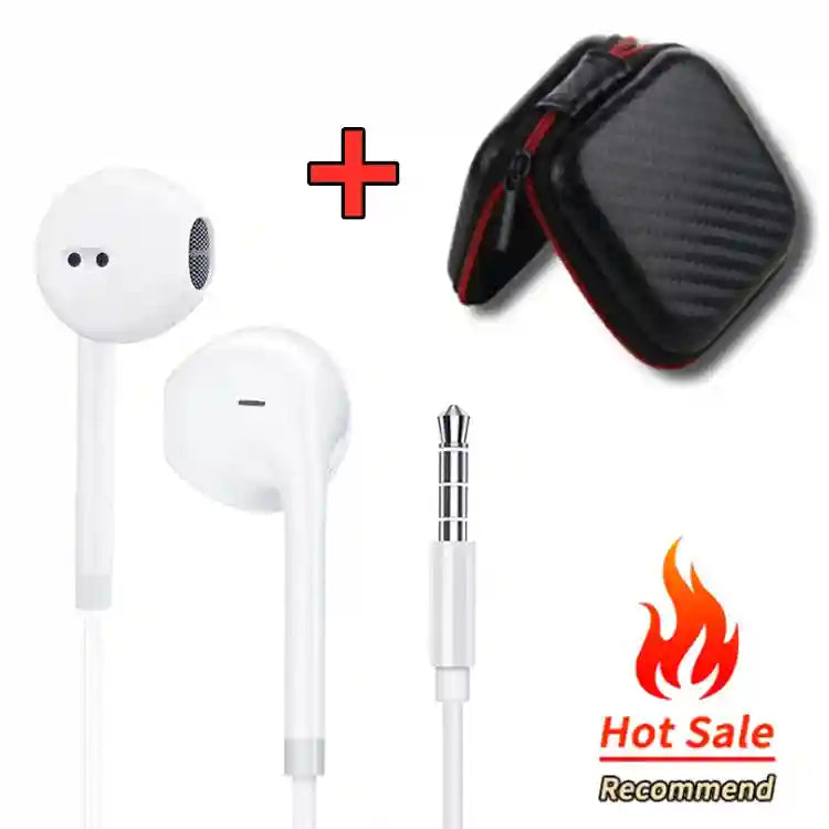 Wired USB C Headphones with HD Mic - Noise Cancelling Earbuds A222-3.5MM-Bag Tidesmit