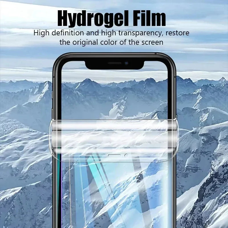 iPhone Screen Protector Hydrogel Film 3 Pack - Case Friendly Protection Tidesmit