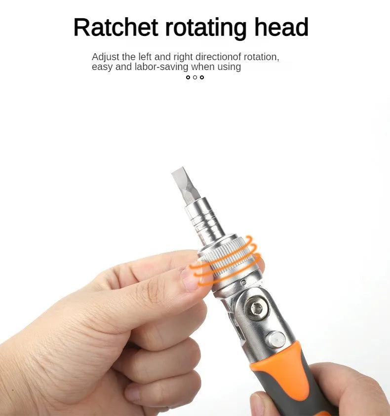 38pcs Professional Motorcycle Bicycle Maintenance Tool Set Quick Hand Tool Ratchet Screwdriver Sleeve Portable for Bike Repair