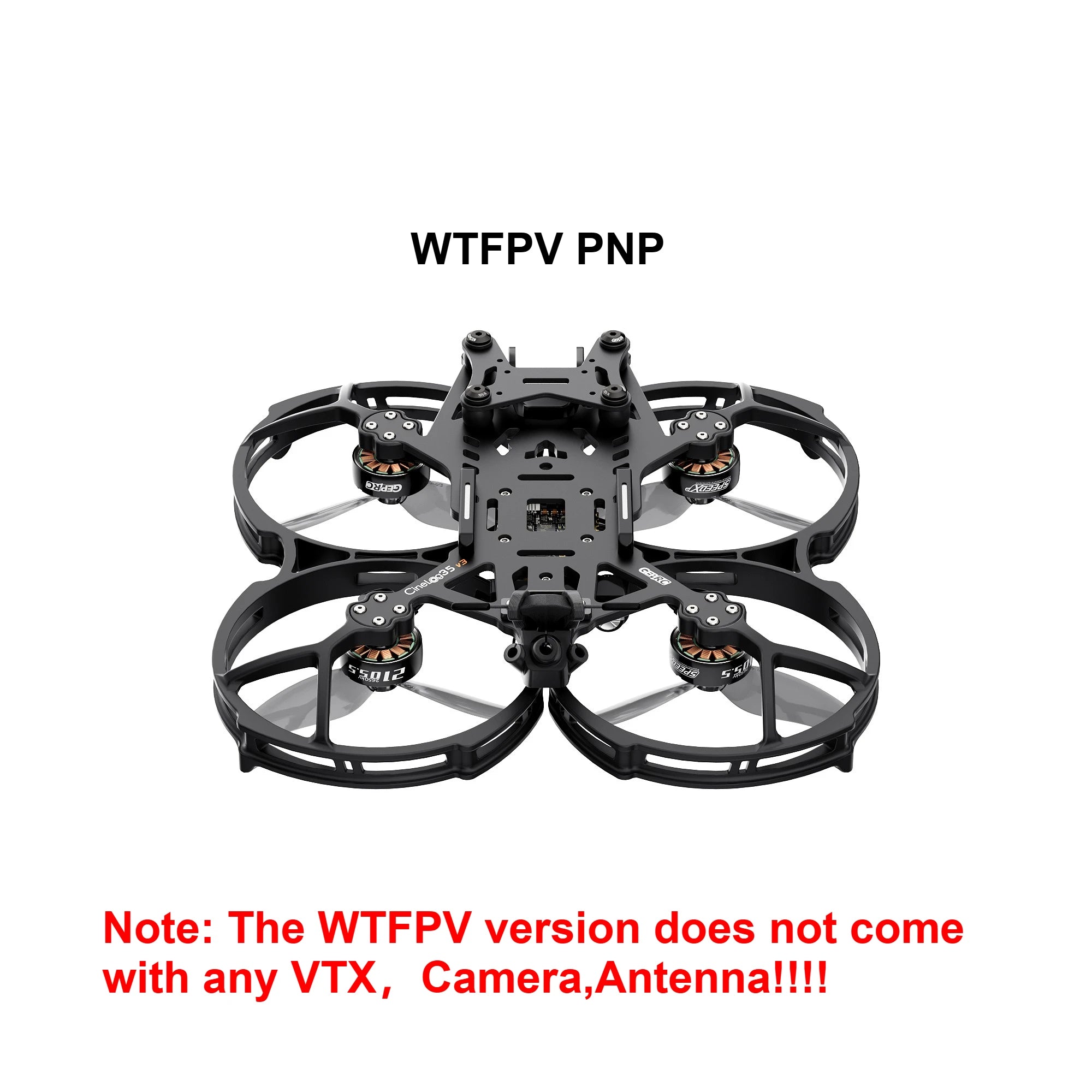 GEPRC Cinelog35 V3 O4 FPV Drone - Professional 3.5 Inch Freestyle RC WTFPV PNP China Mainland Tidesmit