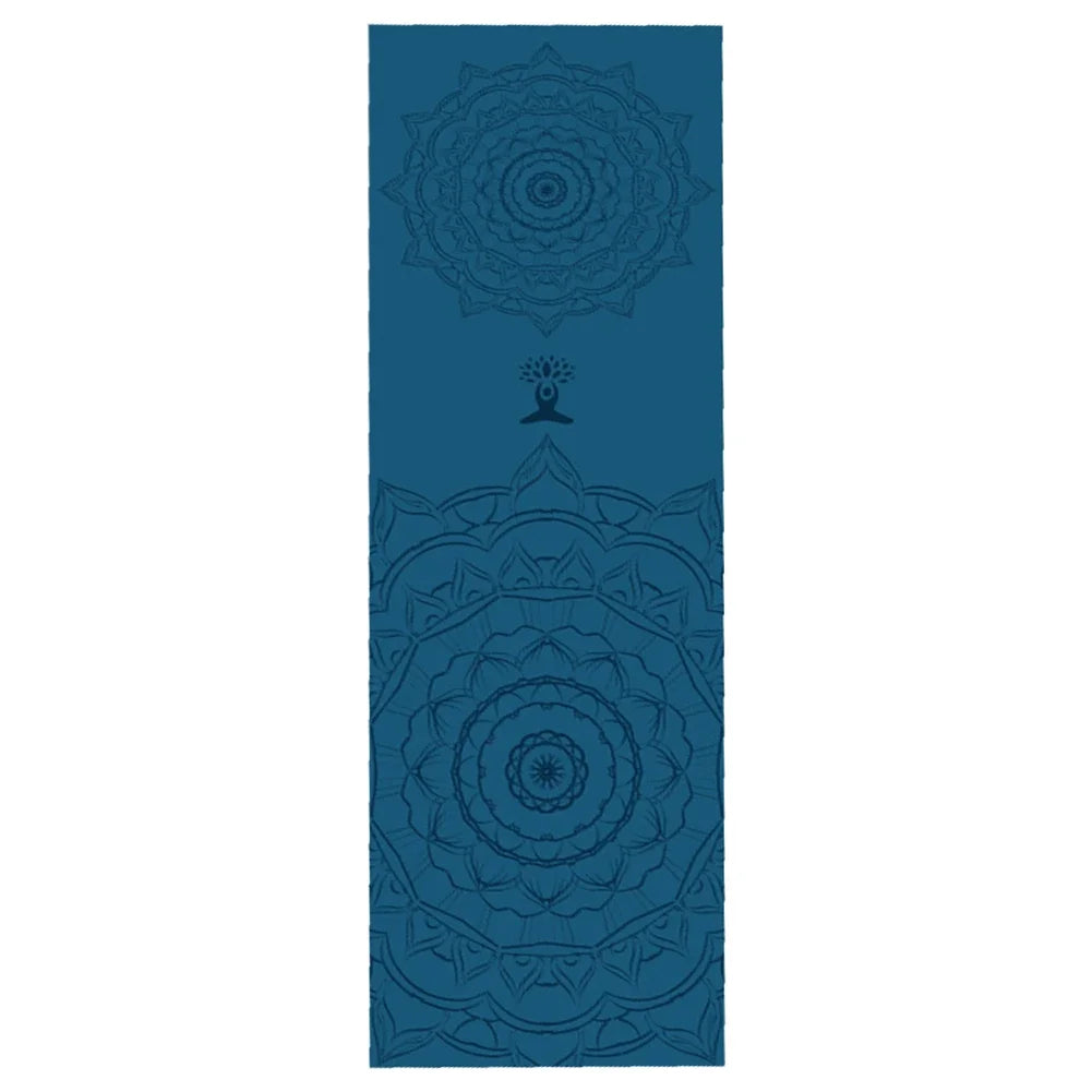 63*185cm Non-slip Yoga Mat Blanket Towel Gym Fitness Pilates Exercise Sports Travel Pattern Home Yoga Mat Cover Quick-drying